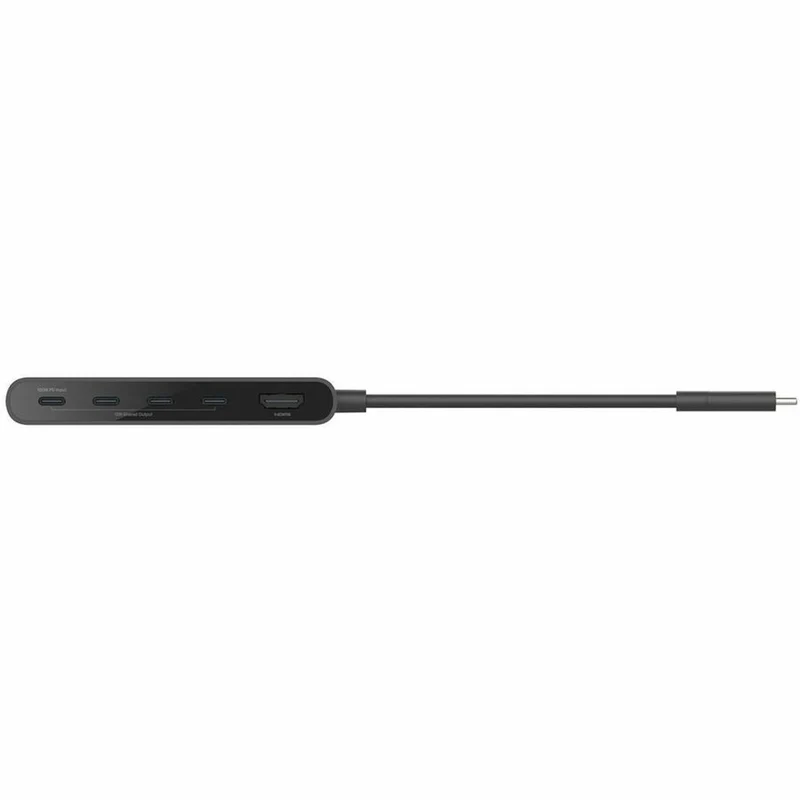 Hub USB-C Belkin 5 ports - 4 ports USB-C, 1 port HDMI 4K - 10 Gbit/s - 100 W - Station d'accueil - Noir AVC021FQBK