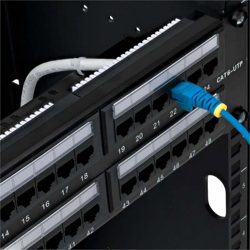 Panneau de brassage Ethernet Cat6 48 ports 2U StarTech.com, RJ45, UTP, 110 broches, pour rack serveur réseau CPANEL48