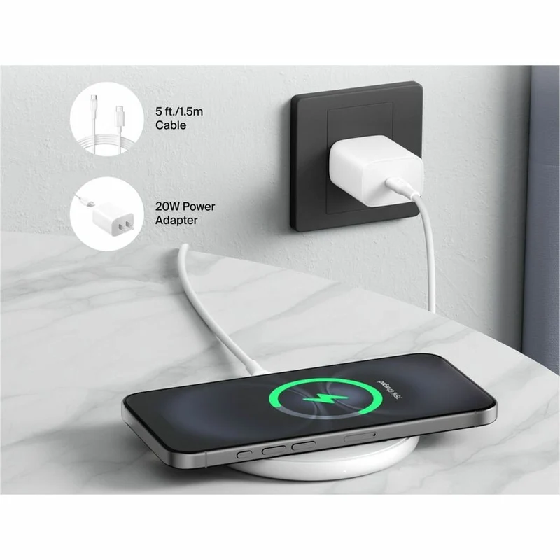 Chargeur sans fil Belkin BoostCharge 15 W WIA012TTWH