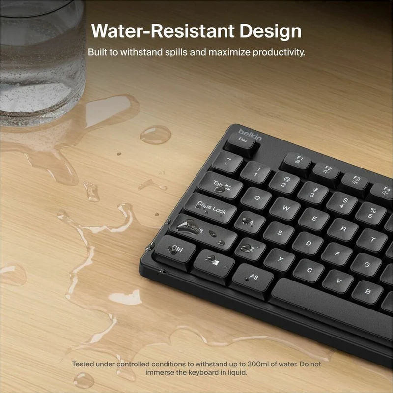 Ensemble clavier et souris filaires Belkin Connect BBZ014tt