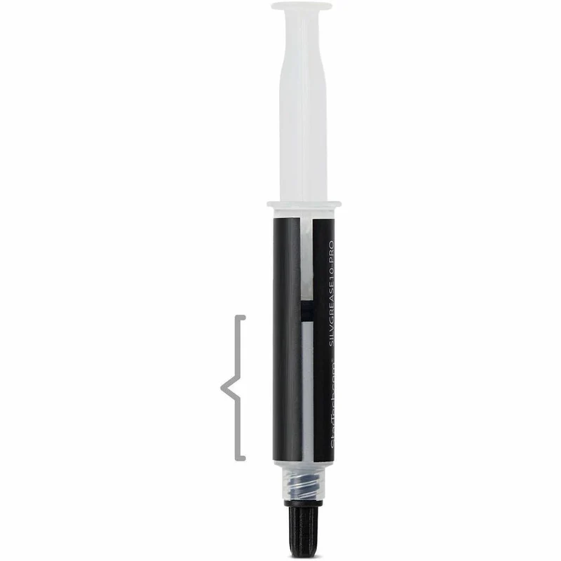 Pâte thermique silicone haute performance StarTech.com, composé pour processeurs, cartes graphiques et circuits intégrés, graisse pour processeur améliorant le transfert de chaleur et le refroidissement SILVGREASE10-PRO