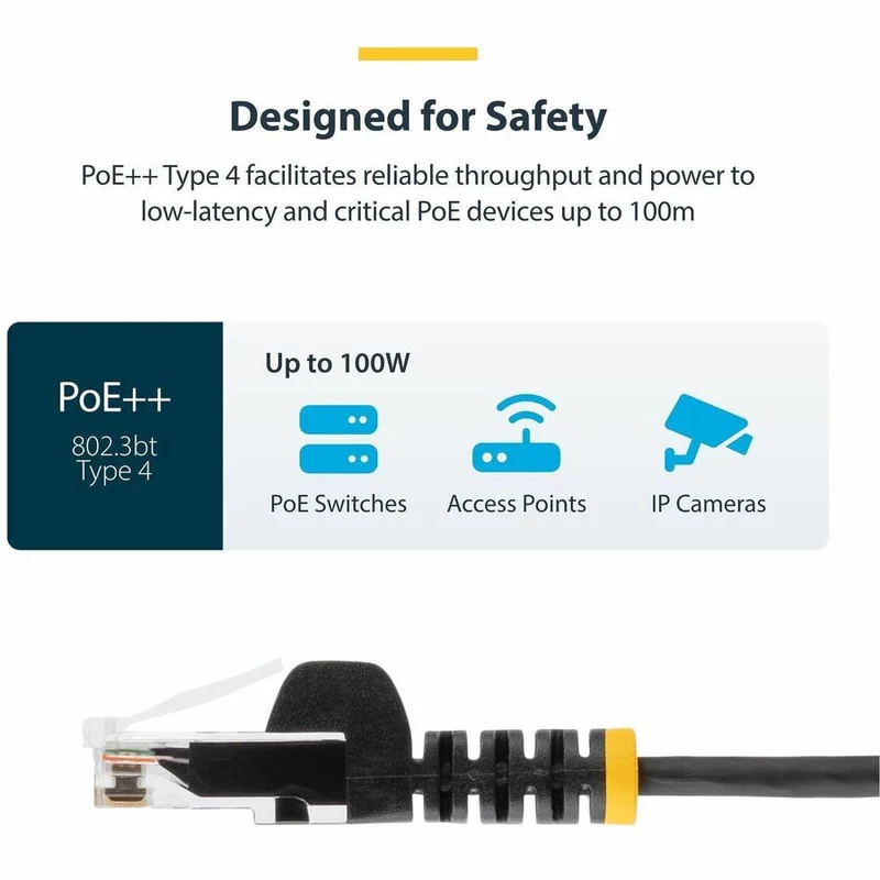 Câble Ethernet StarTech CAT6 fin bleu de 9 m (20 pi), connecteur RJ45 fin et anti-accrochage, UTP, LSZH, cuivre nu 28 AWG, cordon de brassage réseau fin N6PAT20BLS