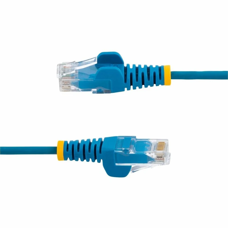 Câble Ethernet StarTech CAT6 fin bleu de 9 m (20 pi), connecteur RJ45 fin et anti-accrochage, UTP, LSZH, cuivre nu 28 AWG, cordon de brassage réseau fin N6PAT20BLS