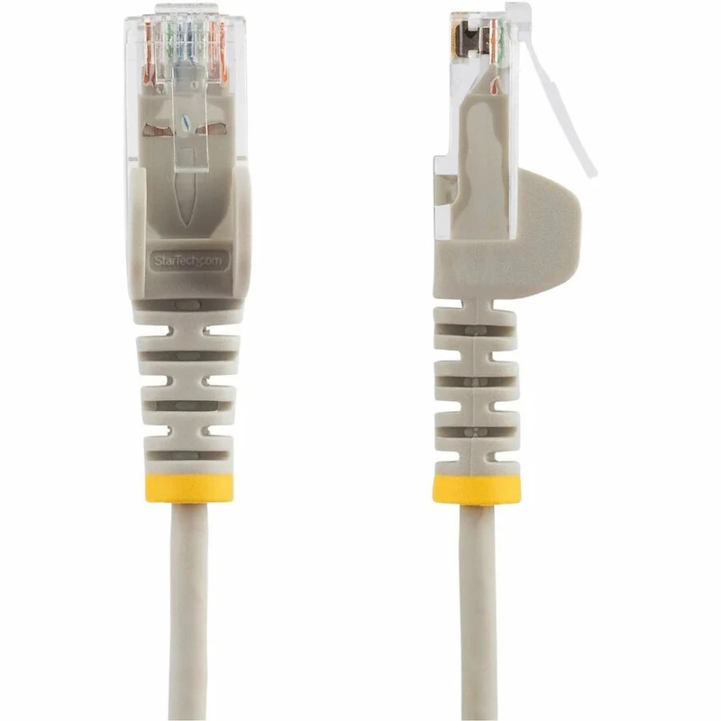 Câble Ethernet StarTech CAT6 fin gris de 6 m (20 pi), connecteur RJ45 fin et anti-accrochage, UTP, LSZH, cuivre nu 28 AWG, cordon de brassage réseau fin N6PAT20GRS