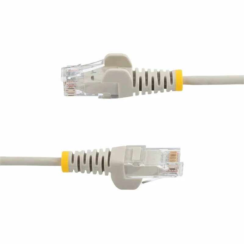 Câble Ethernet StarTech CAT6 fin gris de 6 m (20 pi), connecteur RJ45 fin et anti-accrochage, UTP, LSZH, cuivre nu 28 AWG, cordon de brassage réseau fin N6PAT20GRS