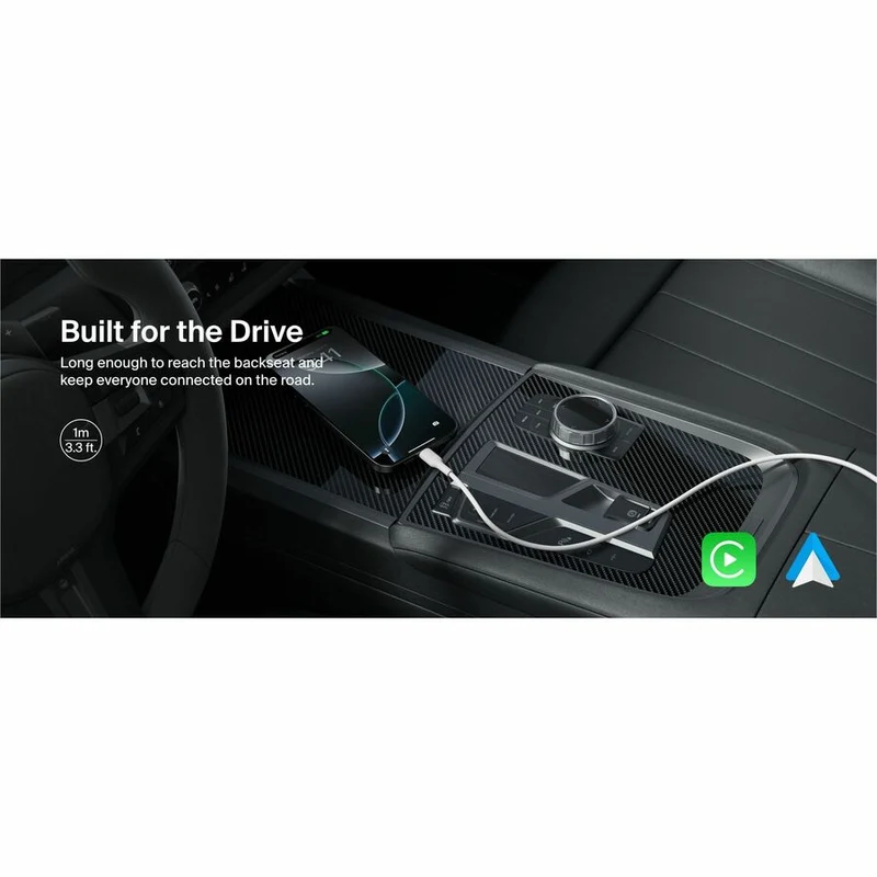 Câble Belkin USB-A vers USB-C 15 W, 1 m, blanc CAB021FQ1MWH