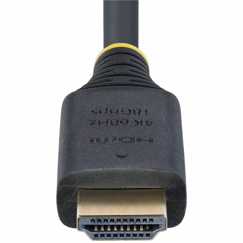 Câble HDMI haute vitesse certifié StarTech.com de 8 m (2.4 pi), 4K 60 Hz/1440p 144 Hz, 18 Gbit/s, cordon HDMI 2.0 UHD, gaine TPE HDMI2-CABLE-4K60-8F