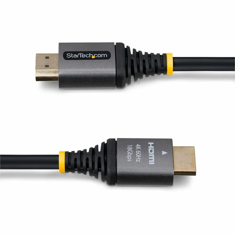 Câble HDMI haute vitesse certifié StarTech Premium de 2.4 m (8 pi), 4K 60 Hz/1440p 144 Hz, câble HDMI 2.0 haute flexibilité avec HDR10/ARC, 18 Gbit/s HDMMV8F