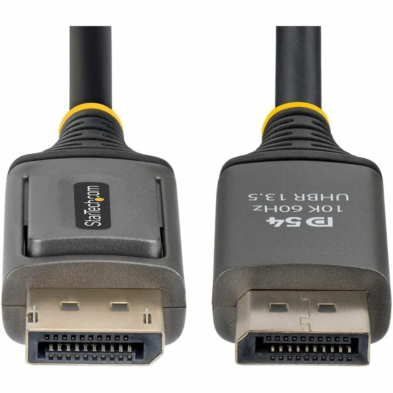 Câble DisplayPort 2.1 StarTech de 6 m, certifié VESA DP54, compatible 8K 60 Hz, 8K 144 Hz/4K 240 Hz avec DSC 1.2a, cordon pour moniteur DP 2.1 DP21V-6F-DP54-CABLE