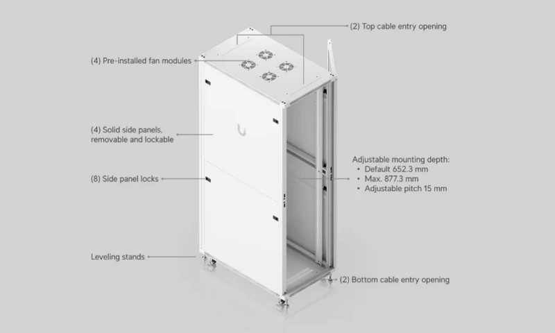 Supports et fixations Ubiquiti UACC-RACK-42U-1000-G