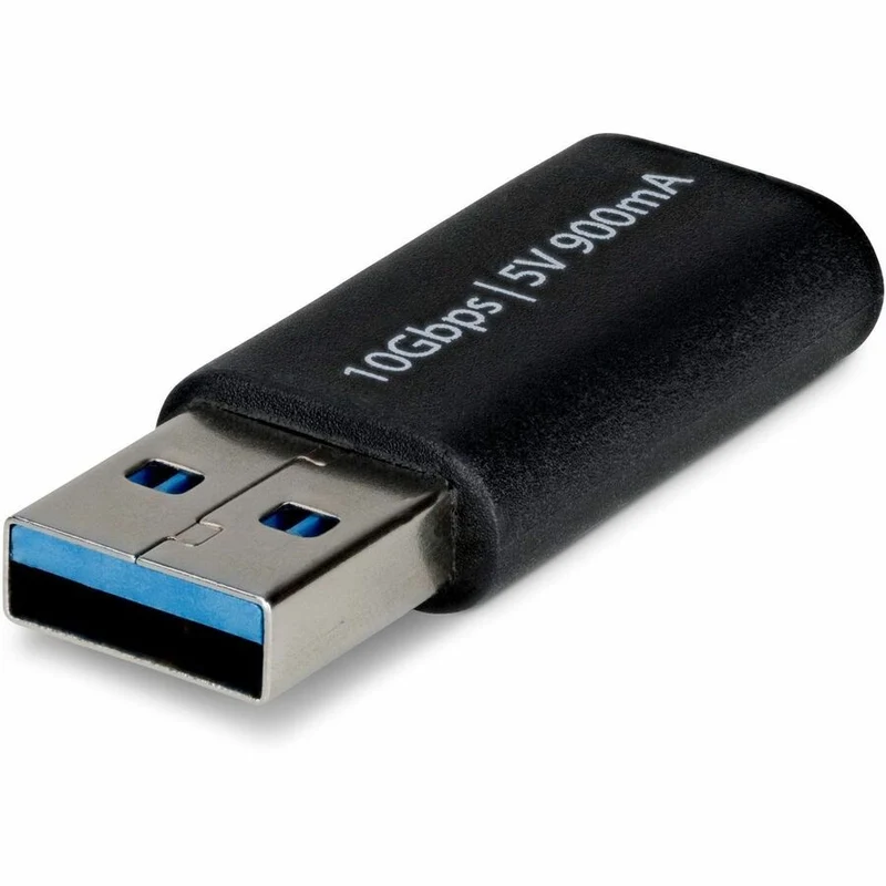 Adaptateur USB-A vers USB-C StarTech.com, convertisseur USB-A mâle vers USB-C femelle, USB 10 Gbit/s, 5 V 900 mA, adaptateur USB vers USB-C U32-AMCF-USBADAPTER