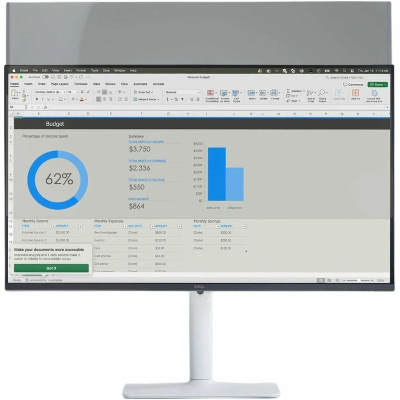 Filtre de confidentialité magnétique StarTech pour écran large 21.5" 16:9, filtre amovible, côtés antireflets/brillants, conforme à la norme TAA 215M9-PRIVACY-SCREEN