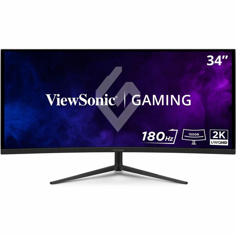 Moniteur de jeu LED incurvé ViewSonic VX3418C-2K 34" UWQHD - Format 21:9 - Noir VX3418C-2K