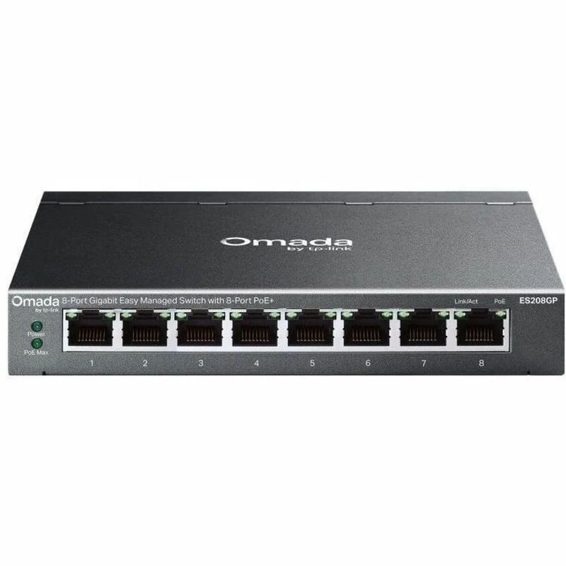 Commutateur Omada ES208GP 8 ports Gigabit facile à gérer avec 8 ports PoE+