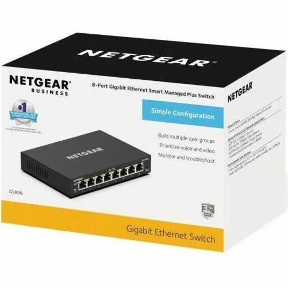 Netgear GS308E commutateur Ethernet GS308E-400NAS