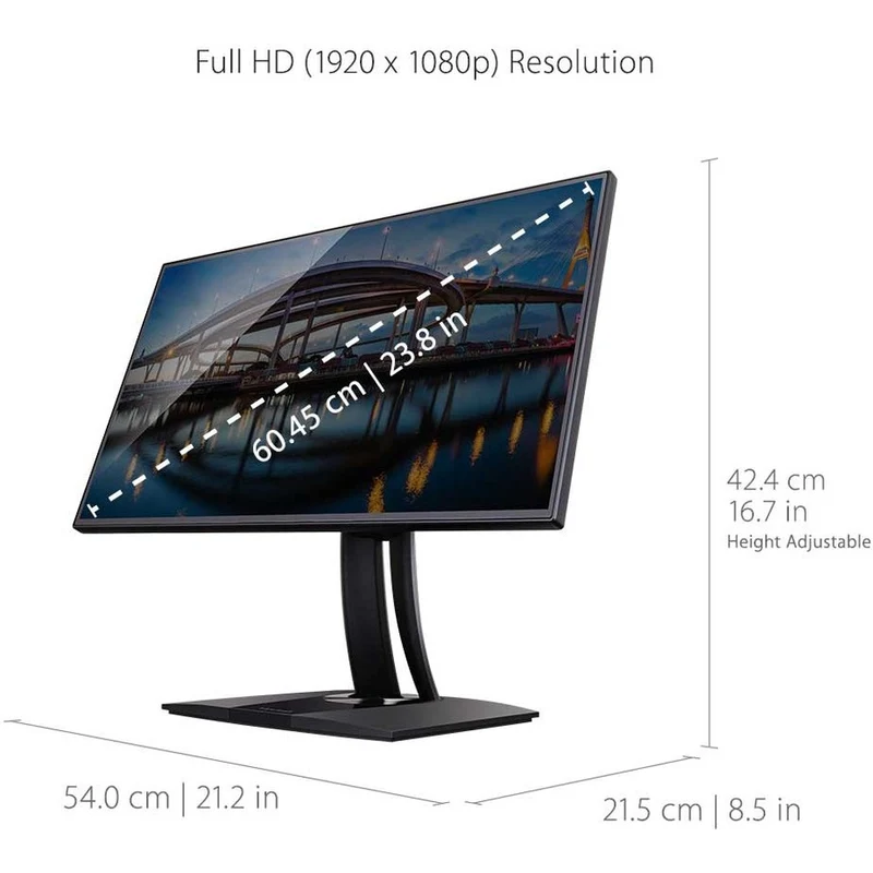 Moniteur LCD WLED Full HD ViewSonic VP2458 23.8" - 16:9 VP2458