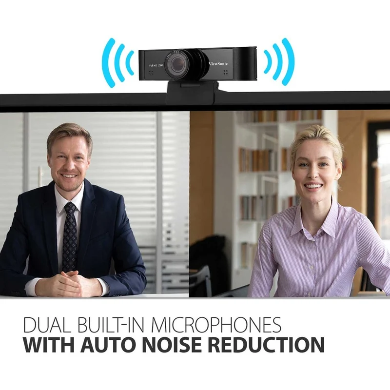 Webcam ViewSonic VB-CAM-001 - 2.1 mégapixels - 30 images/s - Noire - USB 2.0