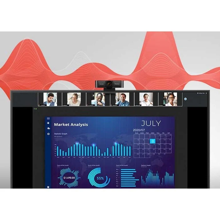 Webcam ViewSonic VB-CAM-001 - 2.1 mégapixels - 30 images/s - Noire - USB 2.0