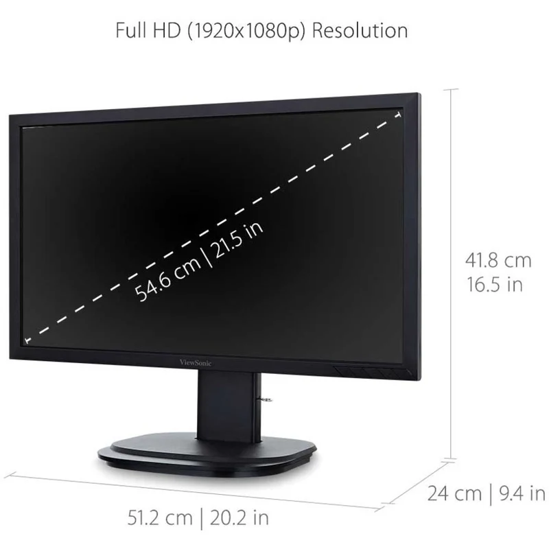 Moniteur LCD LED Full HD 22 pouces ViewSonic VG2249 - 16:9 - Noir VG2249