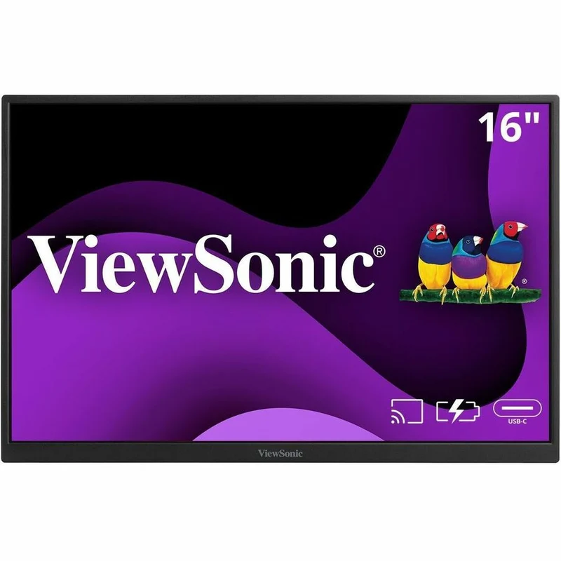 Moniteur LED ViewSonic VG1656N 16" Full HD+ - Format 16:10 - Noir VG1656N