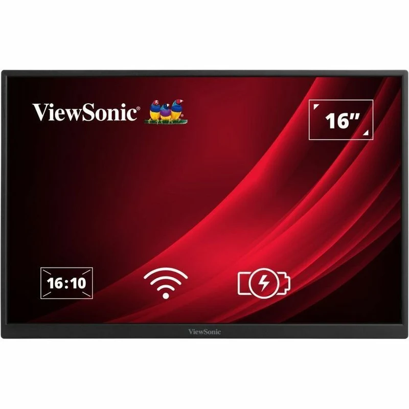 Moniteur LED ViewSonic VG1656N 16" Full HD+ - Format 16:10 - Noir VG1656N