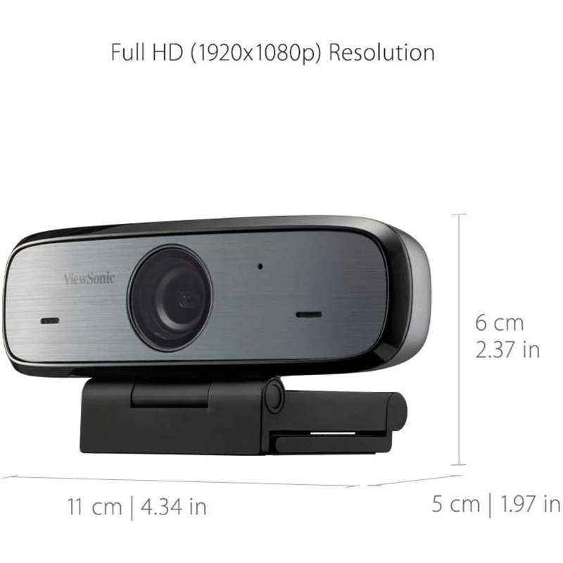 Caméra de visioconférence ViewSonic VB-CAM-002 - 30 images/s - Noir, Argent - Micro USB VB-CAM-002