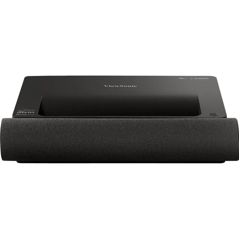 Projecteur laser 4K UHD à ultra-courte focale ViewSonic X2000B-4K avec 2000 lumens, connectivité Wi-Fi, couleurs cinématographiques et compatibilité avec les pistes audio Dolby et DTS pour home cinéma X2000B-4K