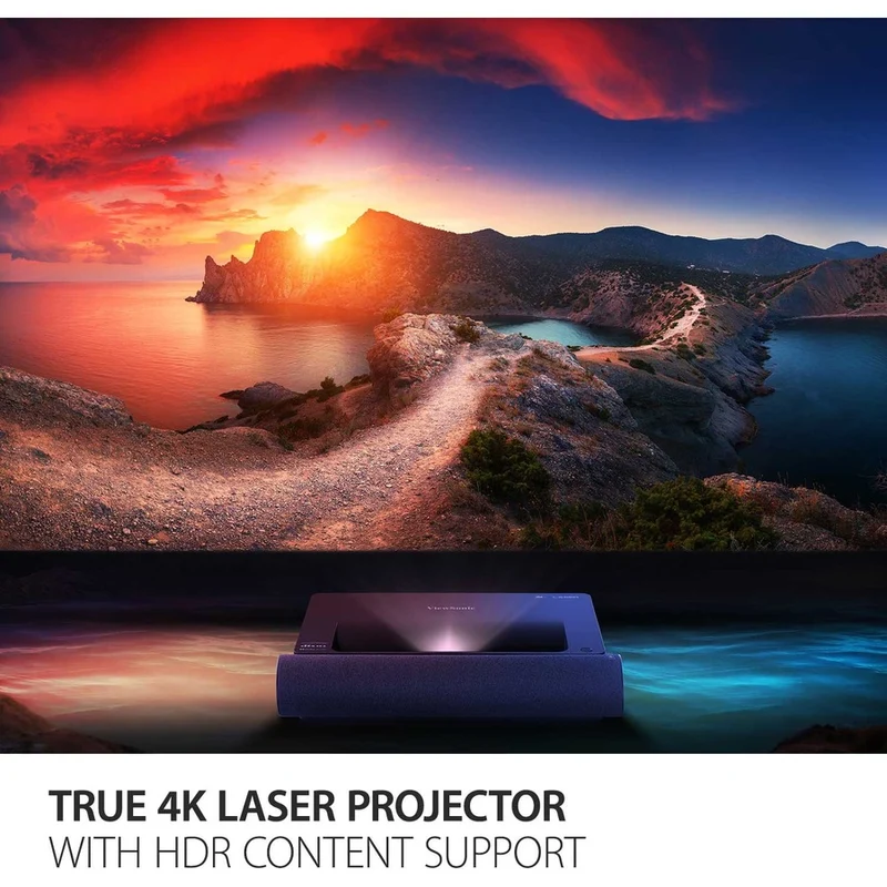 Projecteur laser à ultra-courte focale ViewSonic X2000B-4K - Format 16:9 - Fixation murale ou au plafond - Noir X2000B-4K