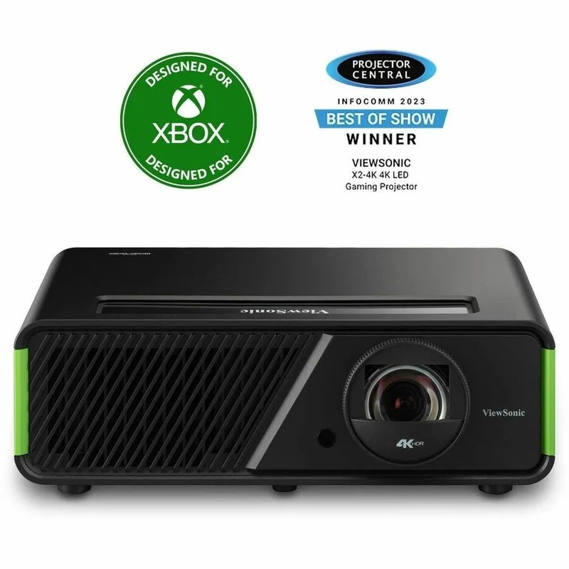 Projecteur LED à courte focale ViewSonic X2-4K - Montage mural ou au plafond - Noir X2-4K