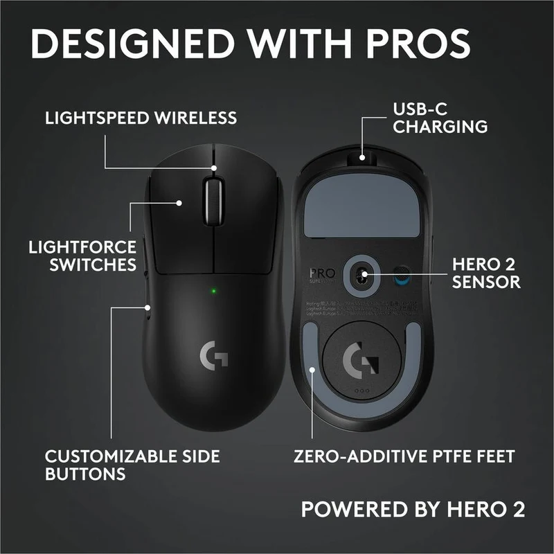 Souris de jeu Logitech PRO X SUPERLIGHT 2c 910-007518