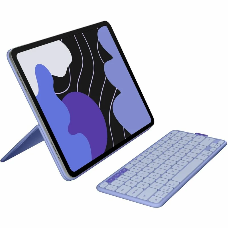 Étui-clavier/étui à rabat Logitech pour tablette Apple iPad Pro 13" (2024), iPad Air 13" (2024), iPad Air 13" (2025) - Clavier anglais - Lilas 920-013826