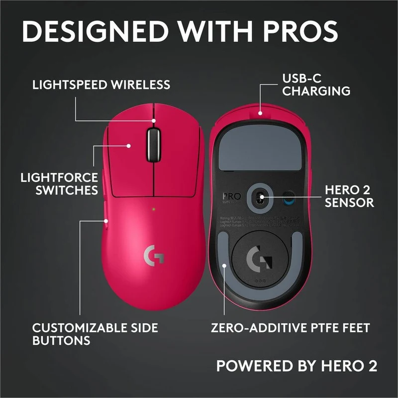 Souris de jeu Logitech PRO X SUPERLIGHT 2c 910-007529