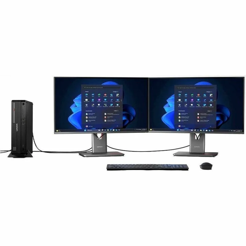 Ordinateur de bureau Lenovo ThinkCentre M70s Gen 6 12YK001AUS avec IA - Intel Core Ultra 5 225 - 16 Go - SSD 512 Go - Compact - Noir 12YK001AUS