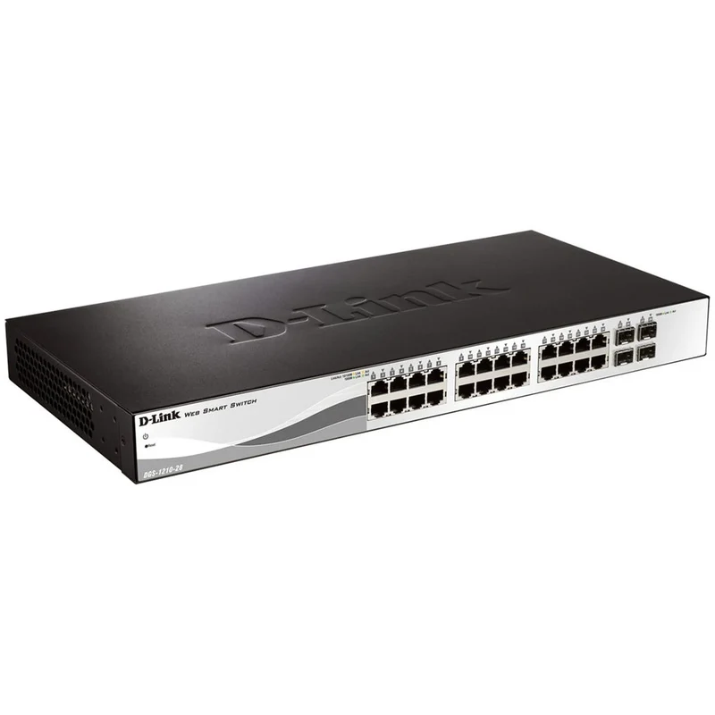 Switch Gigabit PoE administrable intelligent de couche 2 à 28 ports D-Link DGS-1210-28MP