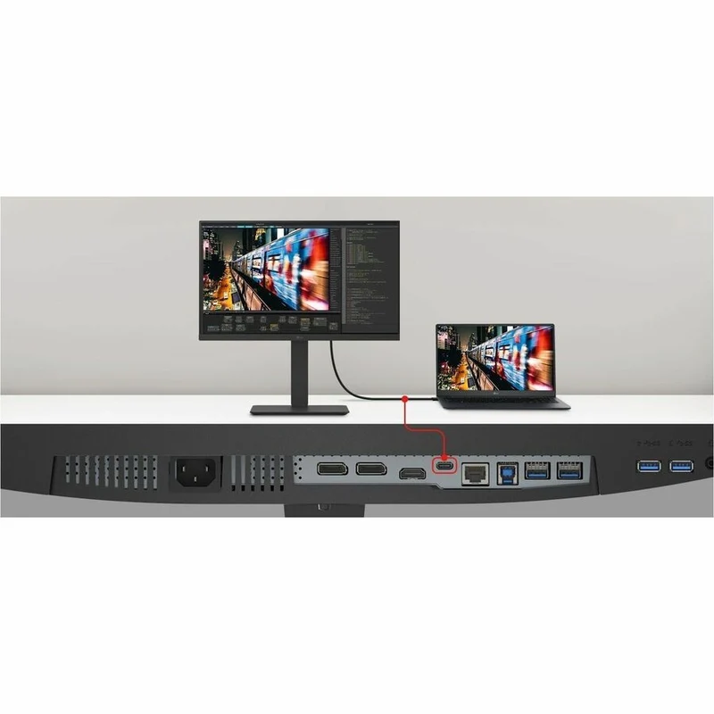 Moniteur LED Full HD LG 24BA750-B 24 pouces (61 cm) - Format 16:9 - Noir 24BA750-B