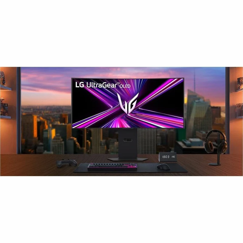 Moniteur de jeu OLED incurvé LG UltraGear 34GX900A-B 34" UW-QHD - Format 21:9