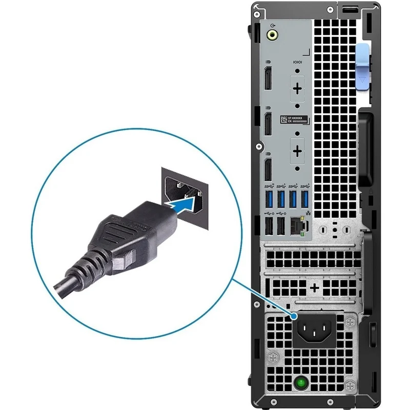 Station de travail Dell Precision 3000 3460 - Processeur Intel Core i7 de 14e génération (i7-14700) - 16 Go de RAM - SSD de 512 Go - Format compact - Noir J4XY9