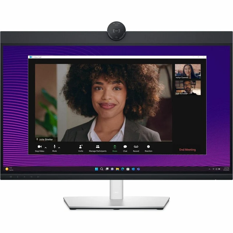 Moniteur LED Dell P2724DEB 27" avec webcam WQHD - Format 16:9 - Noir et argent