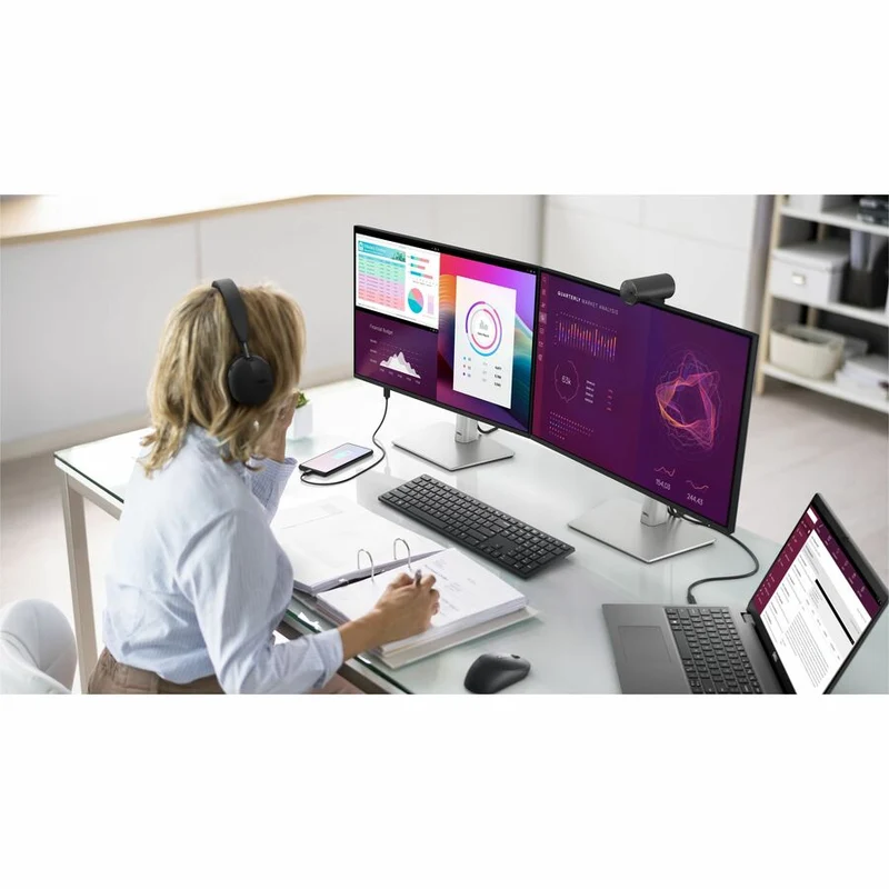 Moniteur LED Full HD Dell P2725HE 27 pouces - Format 16:9 - Noir et gris