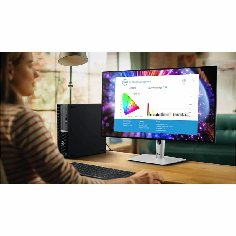 Moniteur LED Dell UltraSharp U2724DE 27" WQHD - Format 16:9 - Noir et argent - DELL-U2724DE