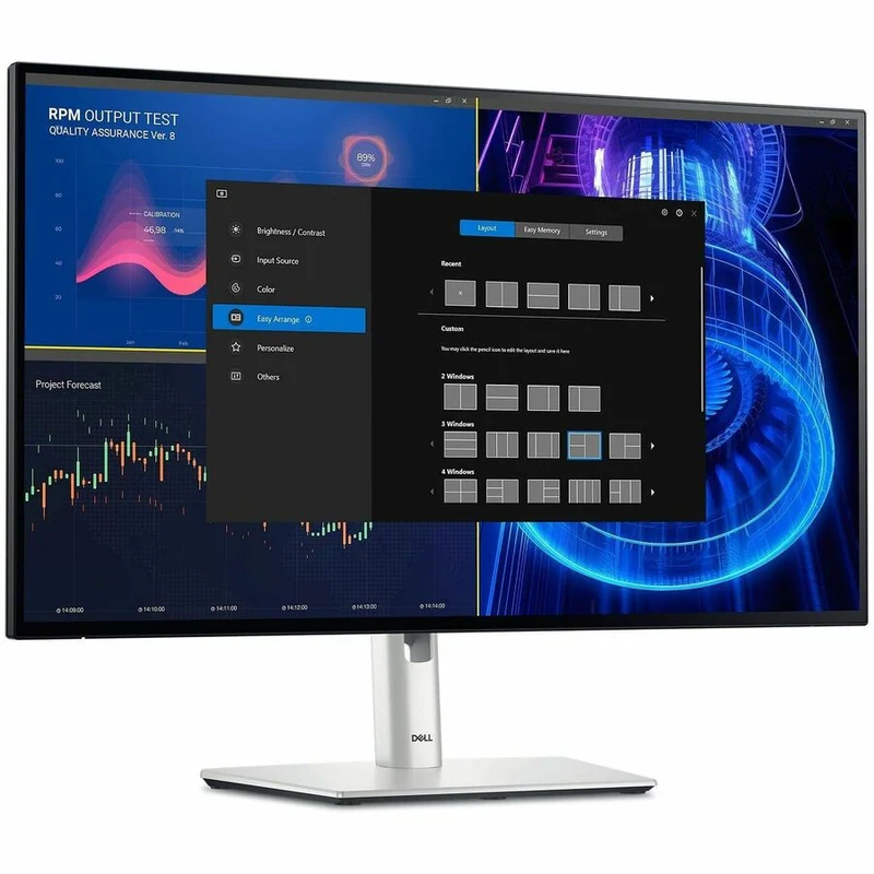 Moniteur LED Dell UltraSharp U2724D 27" WQHD - Format 16:9 - Argent platine DELL-U2724D
