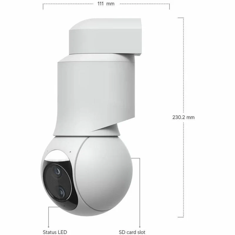 Caméra réseau extérieure 4K Ubiquiti UVC-G6-PTZ 8 mégapixels - Couleur - Blanc UVC-G6-PTZ-W