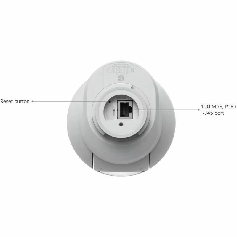Caméra réseau extérieure 4K Ubiquiti UVC-G6-PTZ 8 mégapixels - Couleur - Blanc UVC-G6-PTZ-W