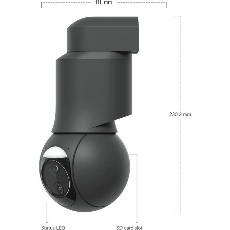 Caméra réseau extérieure 4K Ubiquiti UVC-G6-PTZ 8 mégapixels - Couleur - Noir UVC-G6-PTZ-B