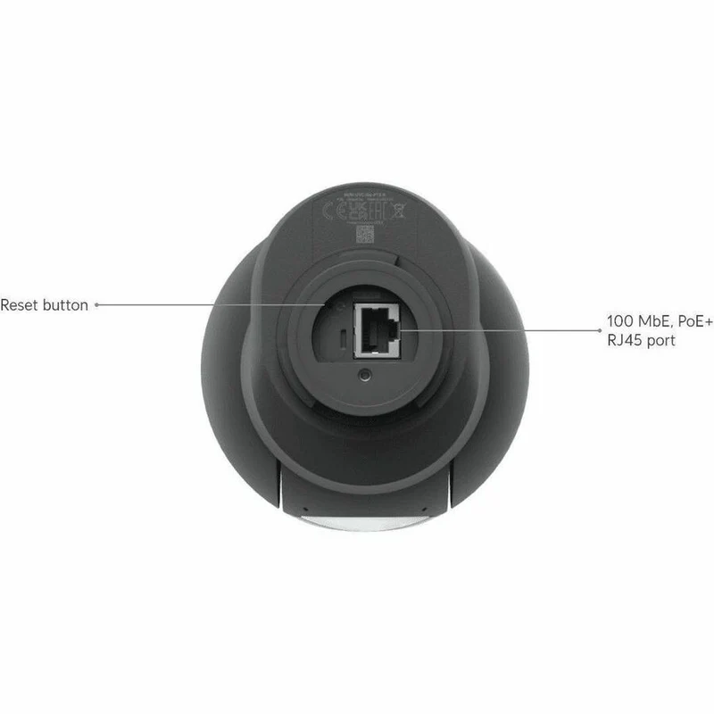 Caméra réseau extérieure 4K Ubiquiti UVC-G6-PTZ 8 mégapixels - Couleur - Noir UVC-G6-PTZ-B
