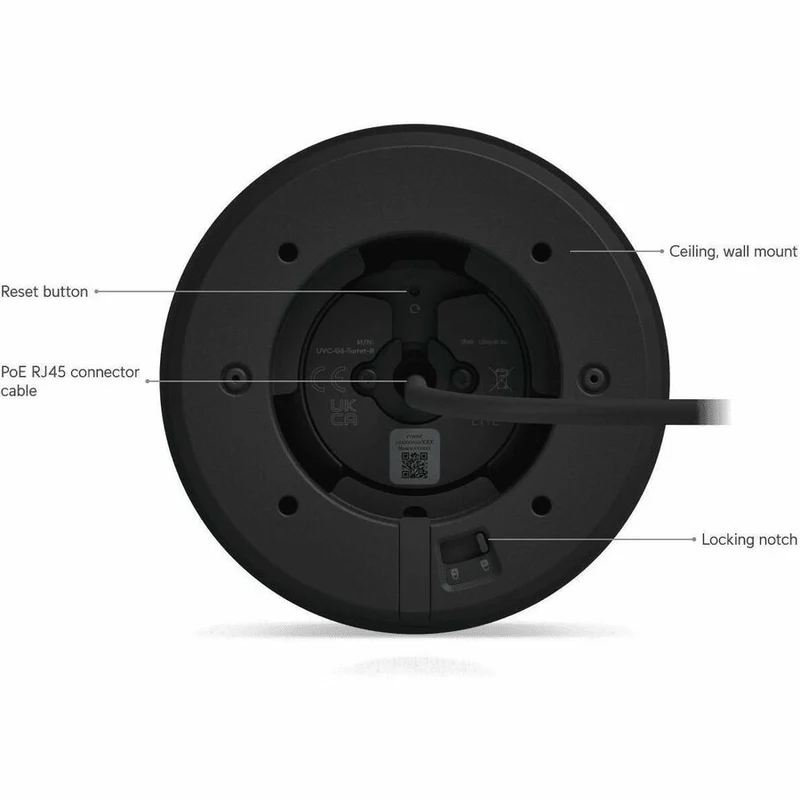 Caméras vidéo Ubiquiti UniFi UVC-G6-TURRET-B