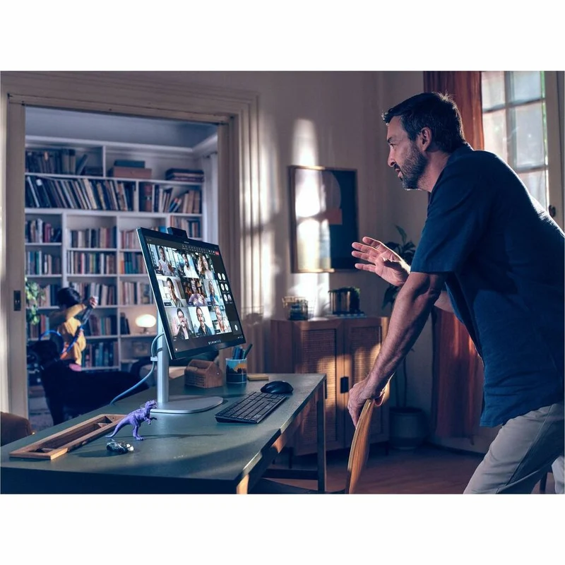 Ordinateur tout-en-un HP EliteStudio 8 AiO G1i - Intel Core Ultra 5 235 - Technologie vPro - 16 Go - SSD 512 Go - Écran tactile QHD 27" - Bureau - Argent Pike C7GL2UT#ABC