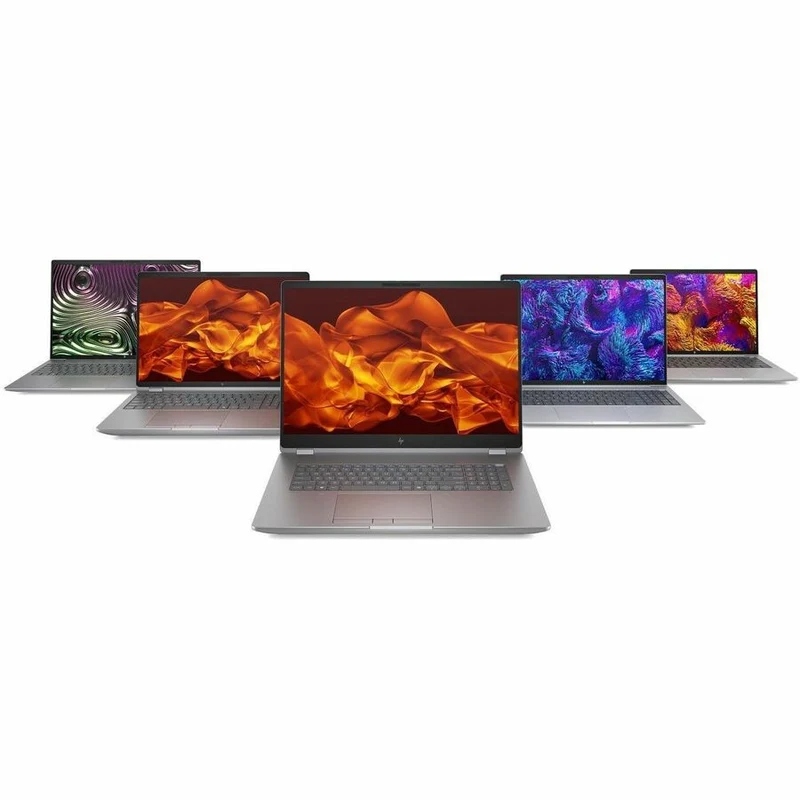 Station de travail mobile HP ZBook 8 G1as 14" Copilot+ - WQXGA - AMD Ryzen AI 9 HX PRO 375 - 64 Go - SSD 1 To - Clavier anglais/français - Argent météore BZ7L0UT#ABL