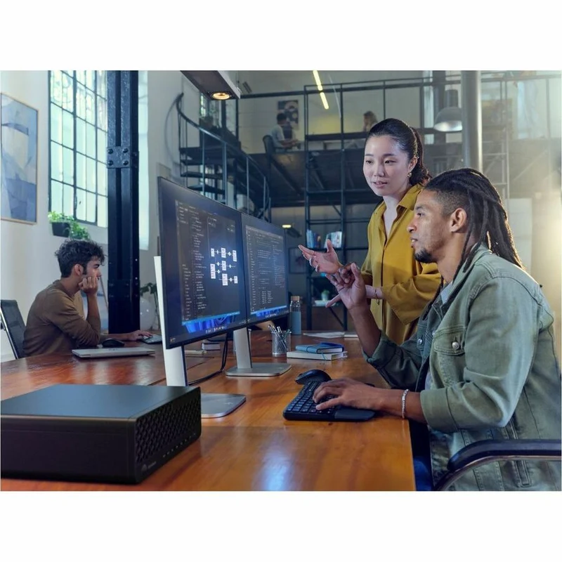 Ordinateur de bureau HP EliteDesk 8 G1i - Intel Core Ultra 5 235 - Technologie vPro - 16 Go - SSD 512 Go - Compact - Jack Black BH9E4UT#ABC