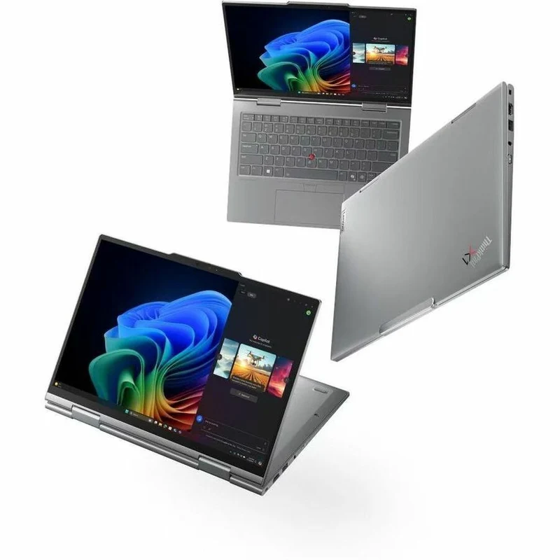 Ordinateur portable convertible 2 en 1 Lenovo ThinkPad X1 Gen 10 Aura Edition 21Q000D5CA, écran tactile 14 pouces - WUXGA - 60 Hz - Intel Core Ultra 5 2e génération 225U - Plateforme Intel Evo - 16 Go - SSD 512 Go - Clavier français canadien - Gris 21Q000D5CA